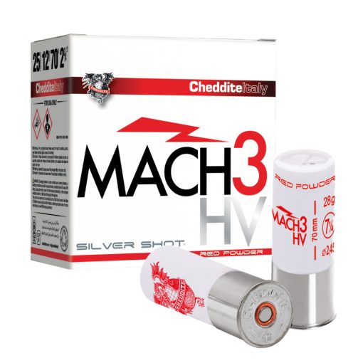 Cheddite 12/70 Mach 3 HV Red Powder 28g 2,45 mm